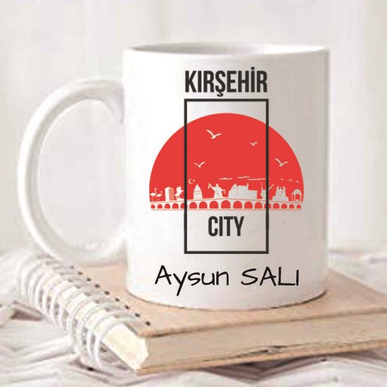 Kırşehir Silüeti kupa bardak, Kırşehir kupa bardak baskı